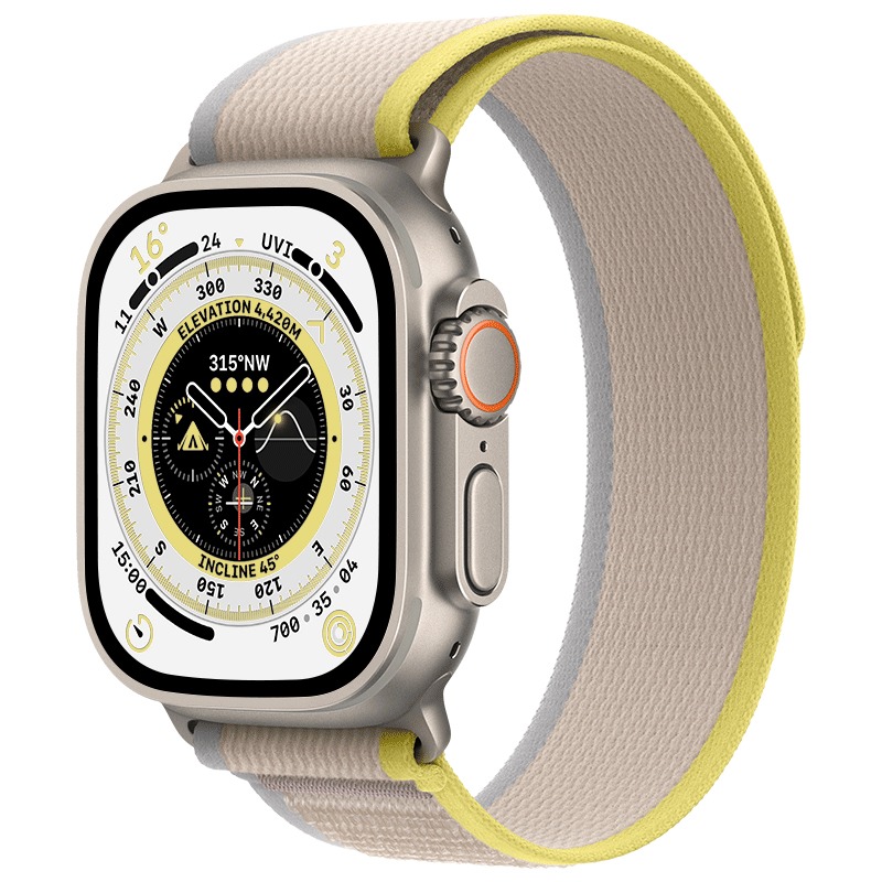 适用iwatch表带野径回环applewatchultra表带se苹果手表表带8代7/6/5/4高山49mm45/44/41/40男女s8运动尼龙s7 - 图0