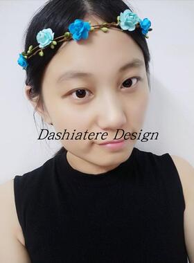 头饰森女系伴娘婚礼旅拍写真发箍