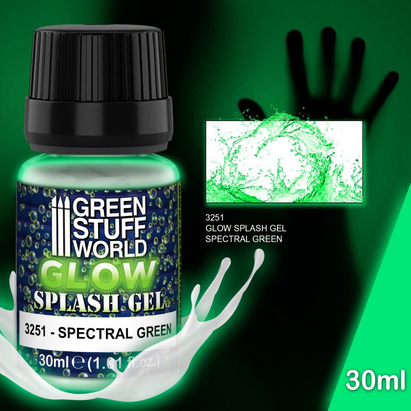 Green Stuff World飞溅凝胶-幽灵绿/幽灵蓝 GSW战锤/人像/场景-图0