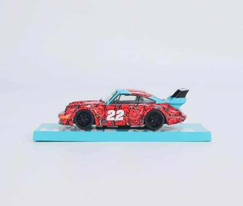 【现货】TarmacWorks 1:64保时捷911 RWB 964集中厢合金车模型-图1