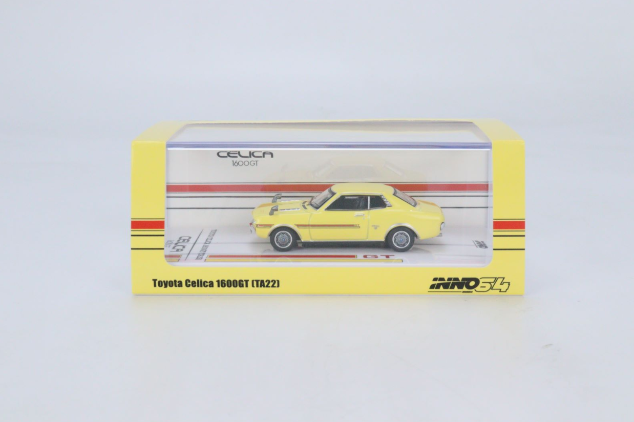 【现货】INNO 1:64 丰田 CELICA 1600GT TA22 合金车模型 - 图0