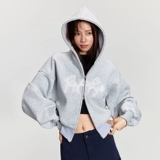 RAPPEYE Короткая дизайнерская толстовка с капюшоном для отдыха, кардиган, куртка, тренд сезона