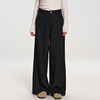 RAPPEYE loose draped straight wide-leg suit pants