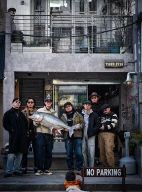 【定制品】1.5米白金猛鱼模型摆件，goliath tiger fish