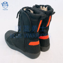 The Blue Warriors Recommend Firefighting Duty Old Money Rescue Boots Sails Shoes Cloth Shoes Non-slip Steel Sheet Soles Comfortable Fit