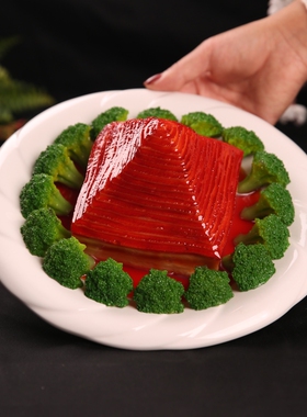 仿真美食道具宝塔肉模型样品