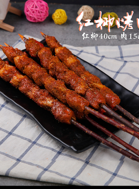 新品仿真烧烤羊肉串模型道具