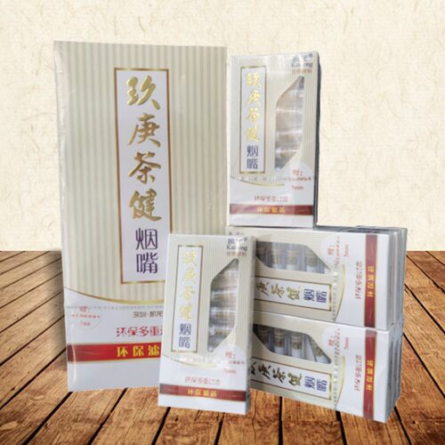 凯龙玖庚茶健一次性烟嘴128支装三重过滤器抛弃型苦荞烟嘴烟具 - 图0
