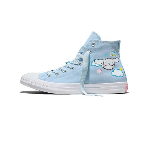 匡威Converse x Hello Kitty 联名款 高帮 潮流百搭帆布鞋A17698C - 图3