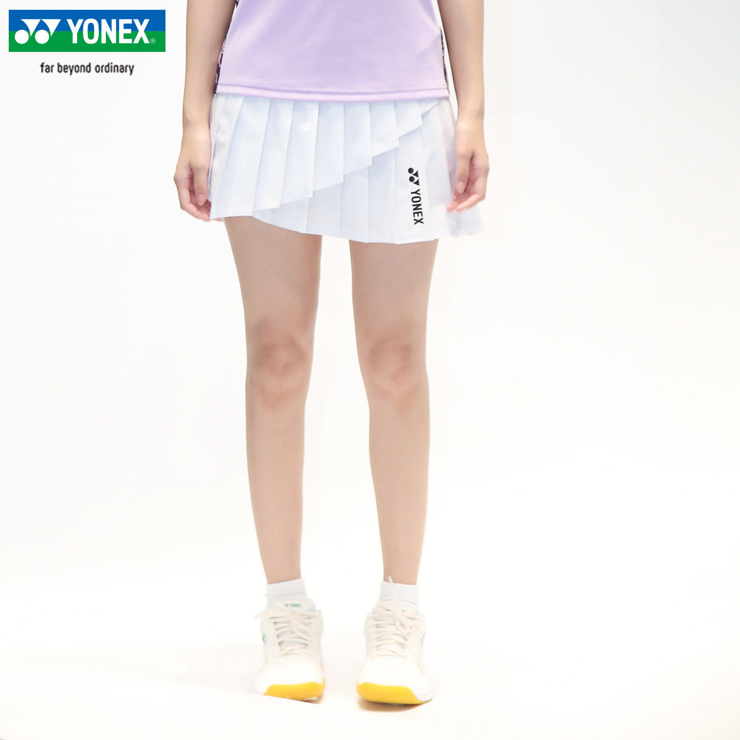 2026新款YONEX/尤尼克斯羽毛球服短裙速干运动百褶裙2200526BCR,淘宝优惠券,粉丝福利购,淘宝优惠卷
