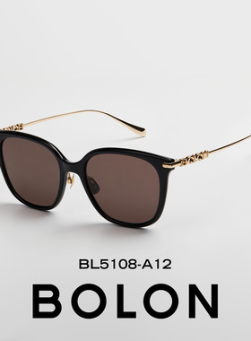 暴龙猫眼框偏光太阳镜女BL5108