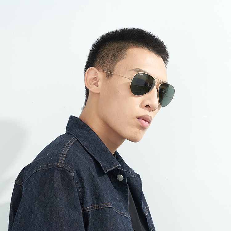 世纪大明眼镜专营店RayBan雷朋经典飞行员系列太阳镜男女款墨镜太阳眼镜驾驶0RB30251