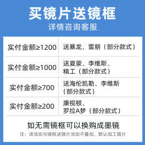 蔡司眼镜片1.60防蓝光1.67新清锐1.74超薄高度配近视镜片卡尔蔡司