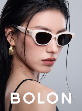 【丁禹兮款】暴龙眼镜2026新款墨镜慵懒猫眼框防晒太阳镜BL3236