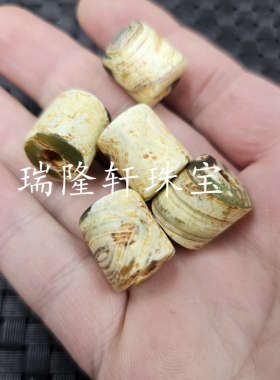 仿古黄皮玛瑙路路通玉石散珠