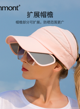 卡蒙女士轻薄速干运动空顶网球帽