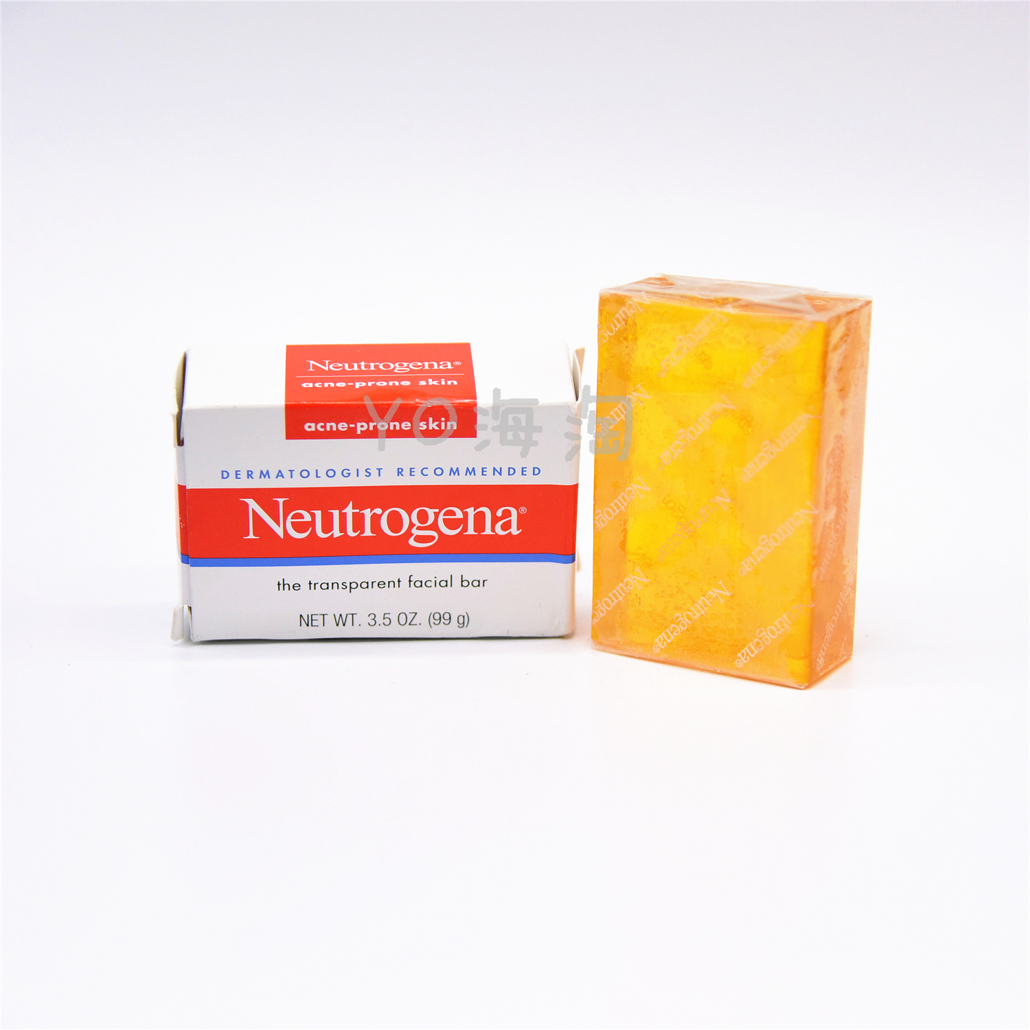 現貨美國Neutrogena/露得清清瀅暗瘡潔面皂 100g 控油祛痘肥皂