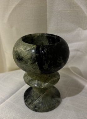 天然大理石花器装饰摆件