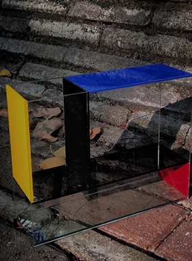 MOMA纽约艺术馆有机玻璃创意花瓶