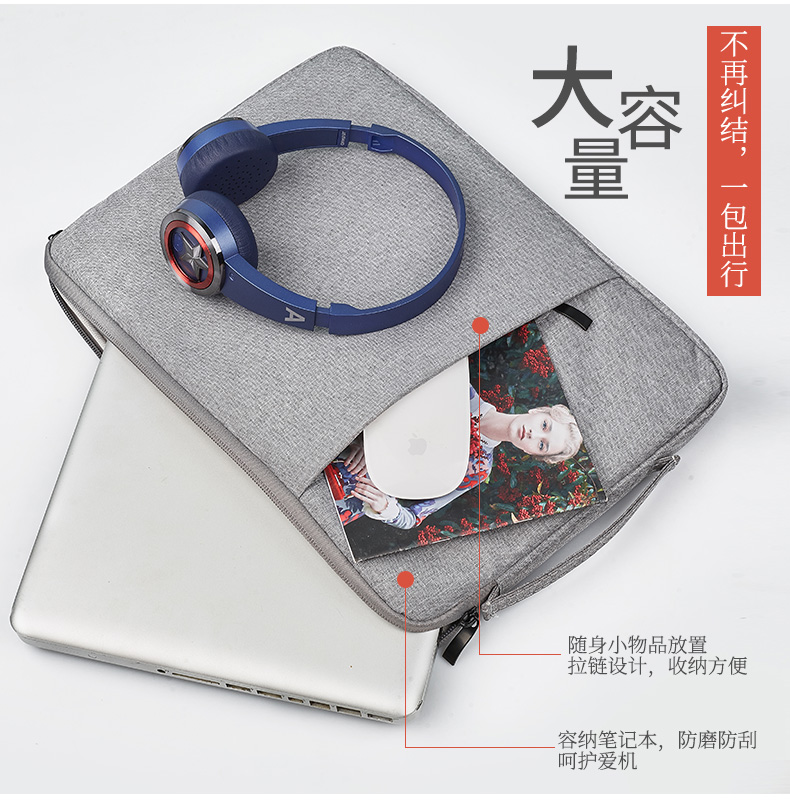 适用三星Galaxy TabS11 Ultra14.6平板电脑包8.7/10.9/11/13.1英寸PAD保护套S9+12.4内胆S10 FE+S8手提收纳袋 - 图3