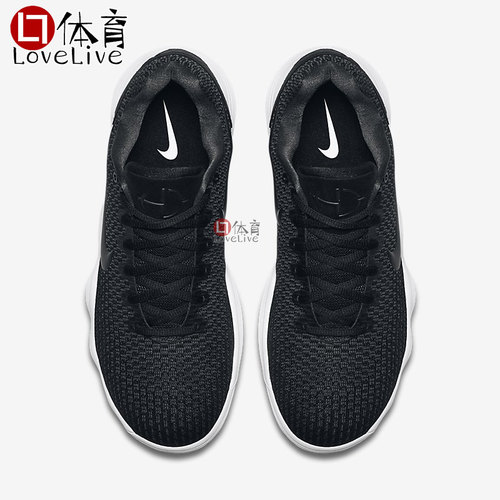 Nike Hyperdunk 2017 Low黑白低帮实战篮球鞋 897637 HJ3486-图1