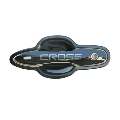 适用于丰田卡罗拉锐放锋兰达双擎门碗拉手门把手保护贴改装饰配件 - 图3