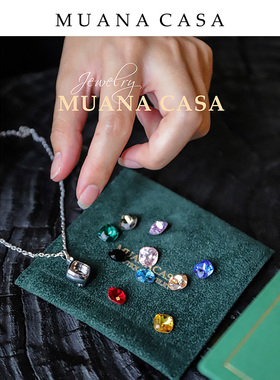 LAMUANA原创项链单钻镀银锁骨链