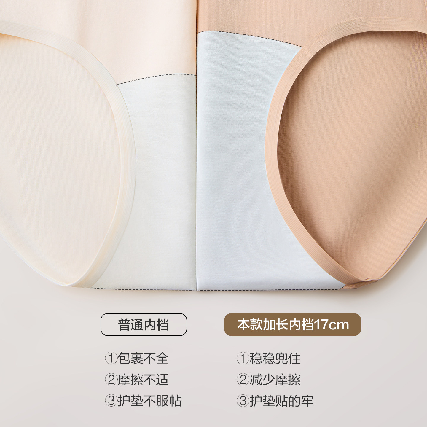 红豆无痕内裤女纯棉抗菌加长裆中腰A类春夏2026新款少女生三角裤,淘宝优惠券,粉丝福利购,淘宝优惠卷