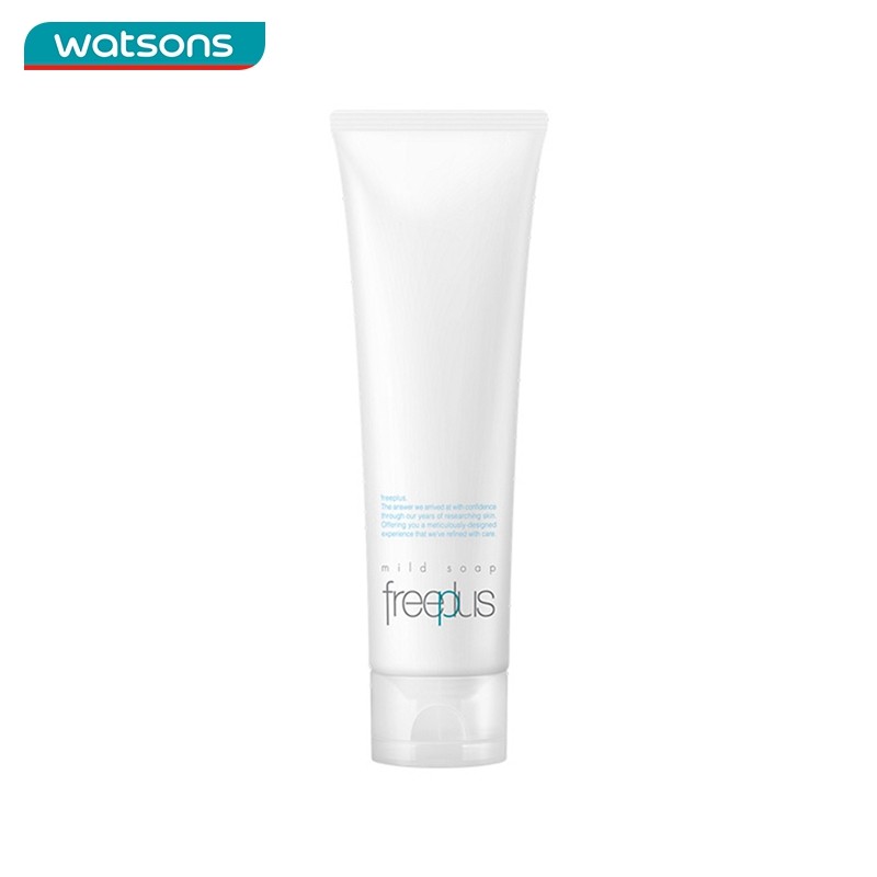 屈臣氏日本freeplus净润温和洗面霜 屈臣氏洁面