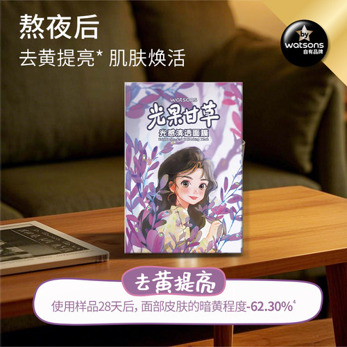 【爆款面膜新升级】屈臣氏水光莹润保湿面膜组合20片 - 图2