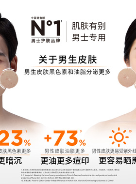 屈臣氏欧莱雅男士耀白净油洗面奶控油抑黑二合一美白柔润