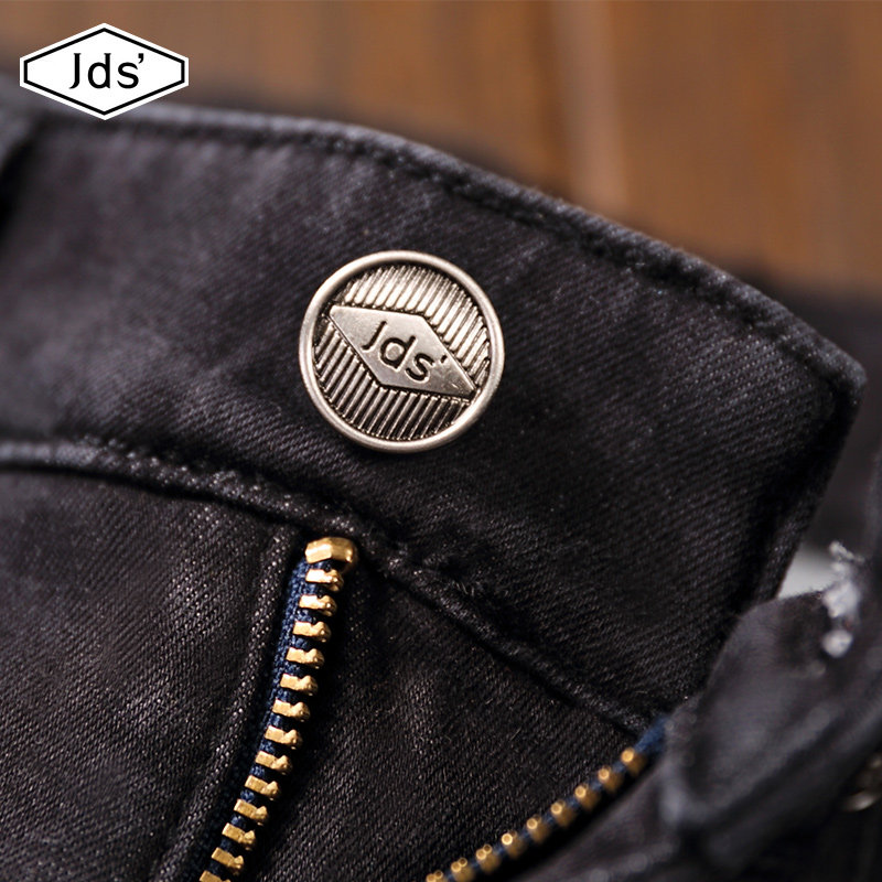 加绒加厚直筒修身弹力牛潮流牛仔裤 角斗士服饰牛仔裤