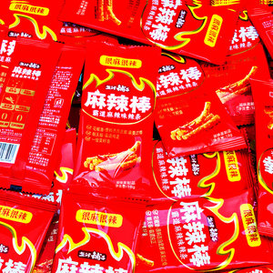 盐津铺子麻辣棒霸道麻辣味很麻很辣辣条湖南休闲零食小吃食品盒装