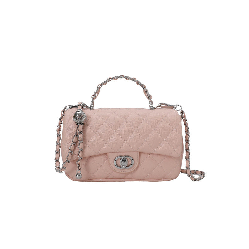 小香风菱格女包2026年新款小巧可爱小方包可调节链条斜挎包,淘宝优惠券,粉丝福利购,淘宝优惠卷