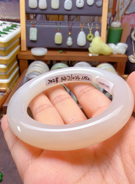 手镯674～703【璐璐的玉器店】和田玉藕粉白玉手镯镯子