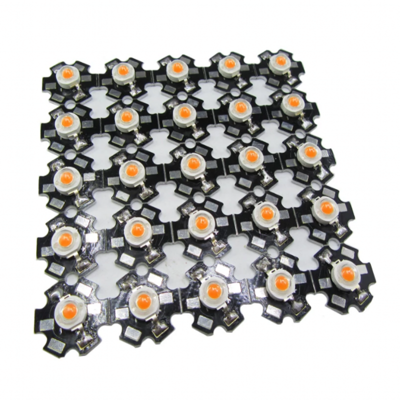 3W大功率1瓦LED灯珠20MM板白暖红绿蓝黄紫强光手电筒配件带铝基板,淘宝优惠券,粉丝福利购,淘宝优惠卷