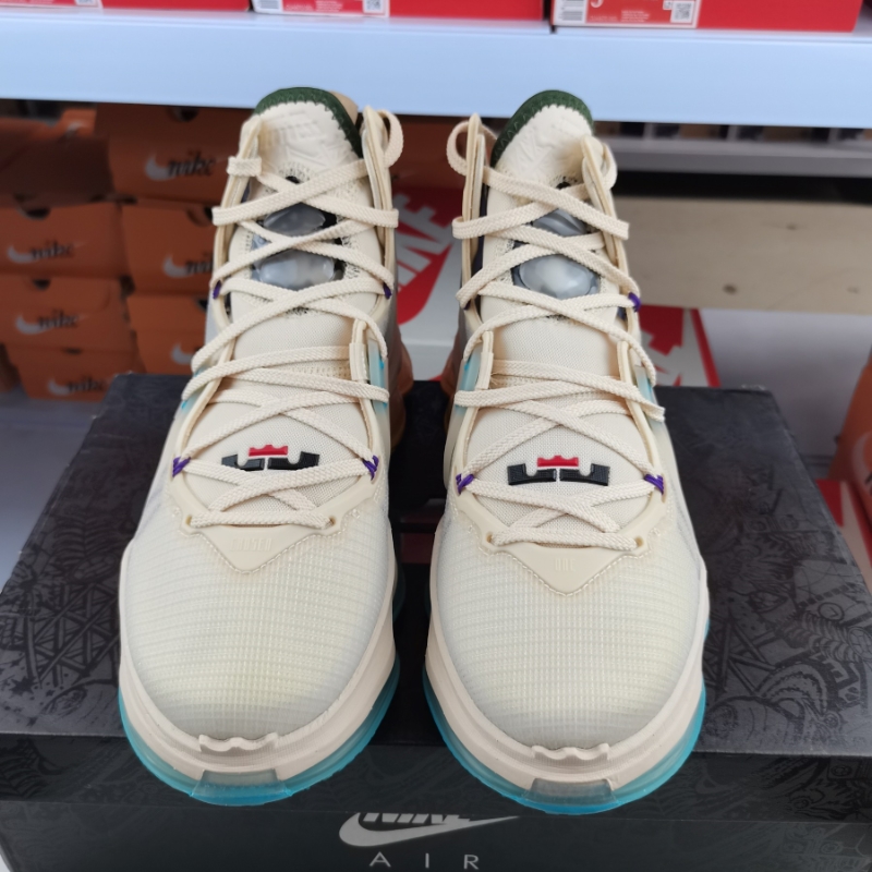 Nike耐克篮球鞋男詹姆斯LeBron19高帮实战耐磨透气 DC9342 DC9341-图2