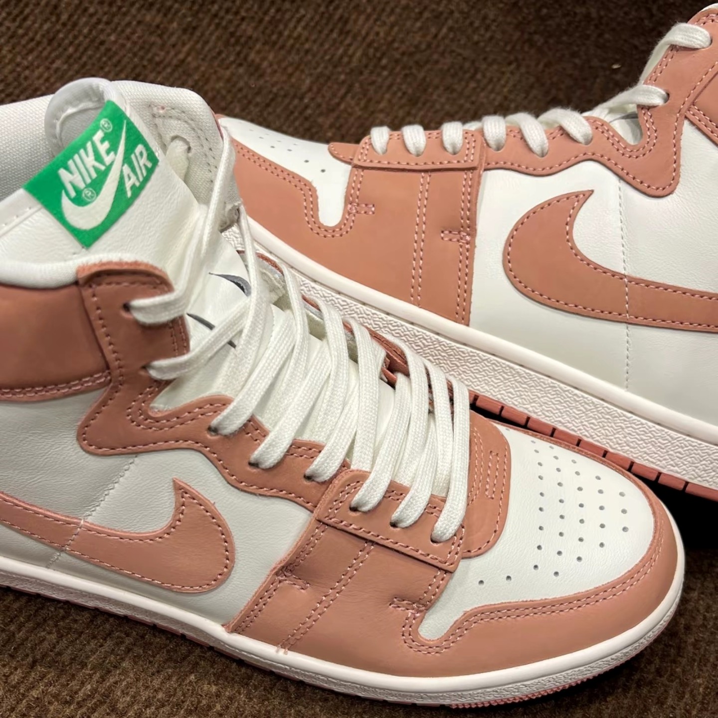 耐克Air Jordan Ship PE SP AJ粉白中帮复古休闲篮球鞋FQ2952-600,淘宝优惠券,粉丝福利购,淘宝优惠卷