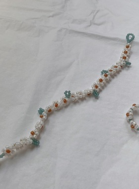 HUYA手作古风手链戒指少女心