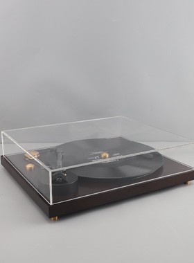 现代轻奢仿真复古黑胶唱片机摆件客厅书房酒店样板房软装家居饰品