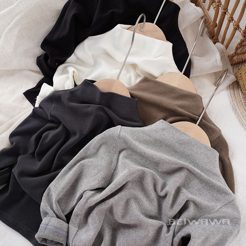 这么好呀 秋儿童软糯弹力半高领打底衫 男女宝宝羊绒蛋白长袖T恤,淘宝优惠券,粉丝福利购,淘宝优惠卷