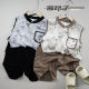 ສະຫວັດດີການຂອງເດັກນ້ອຍ Summer Vest Cropped Pants Rayon Suit
