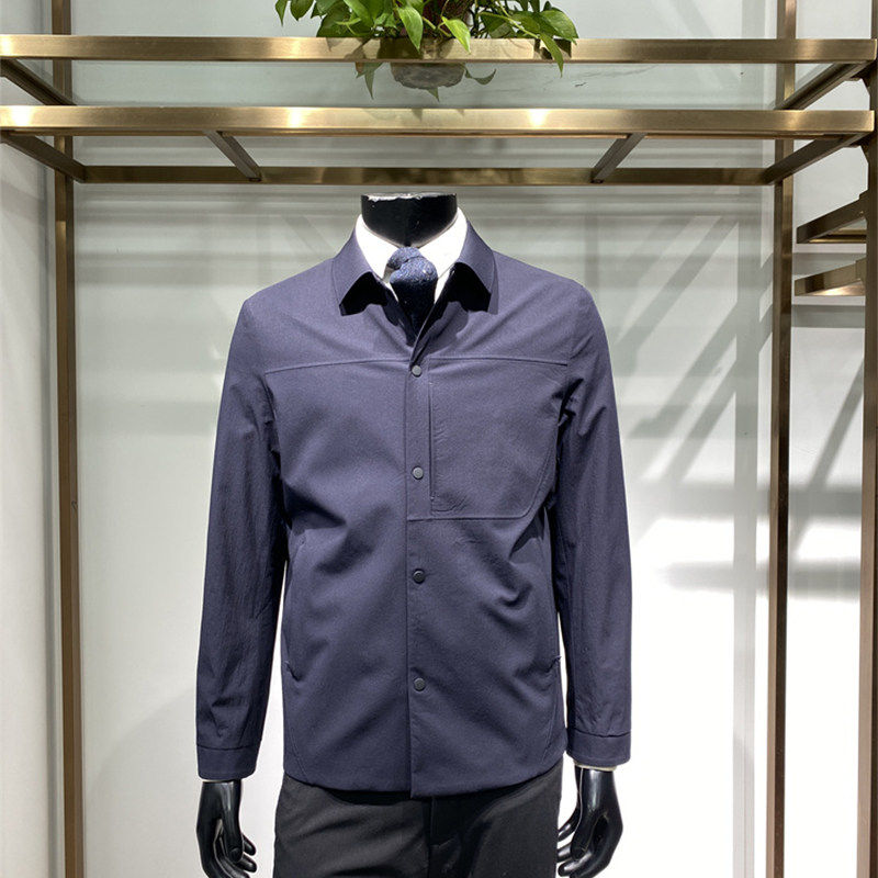 男士专柜品质新品翻领夹克上衣四面弹商务休闲派克服外套领佐诺依,淘宝优惠券,粉丝福利购,淘宝优惠卷