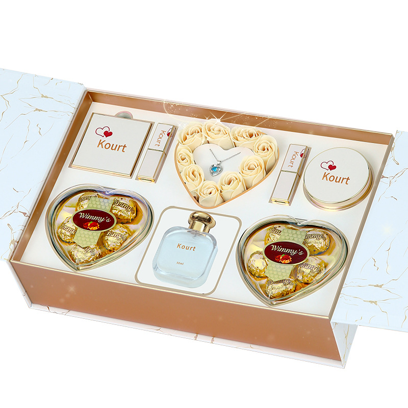520情人节礼物送女友实用创意特别彩妆套盒巧克力套装生日礼物女