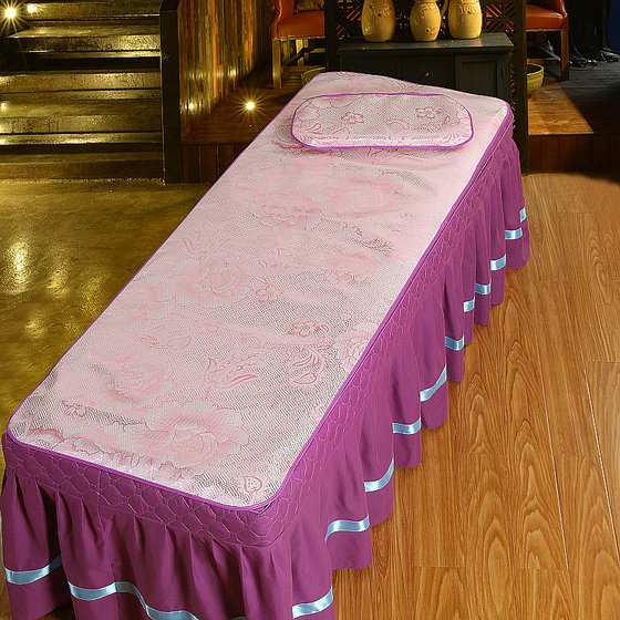 Massage bed beauty salon ice silk mat free shipping