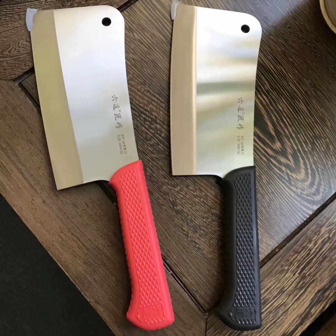 六道匠作砍骨刀斩骨刀剁骨刀 2号全钢进口刚屠宰刀具大个砍刀_虎窝淘