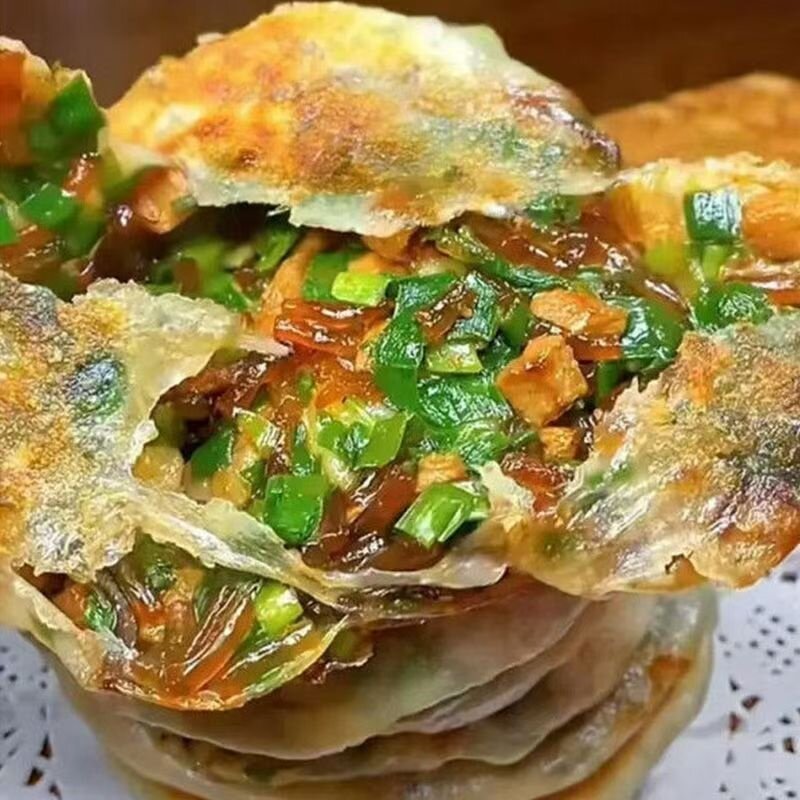 韭菜鸡蛋馅饼纸皮薄皮韭菜馅饼速冻早餐半成品韭菜盒子夜宵,淘宝优惠券,粉丝福利购,淘宝优惠卷