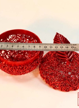 圣诞苹果盒铝线手工艺平安夜礼物