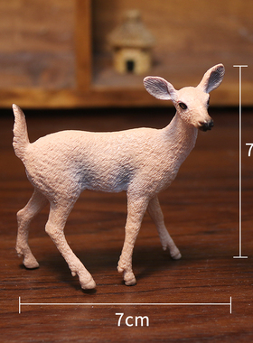 pvc造景装饰森系小鹿摆件