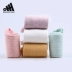 Vớ trắng Zhuodong nữ giữa ống đại học Hàn Quốc gió nữ vớ cotton thể thao vớ màu rắn mùa đông chải bông vớ nữ - Bít tất nữ